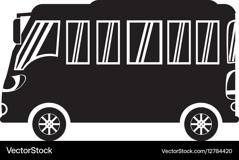 Public bus service Royalty Free Vector Image - VectorStock