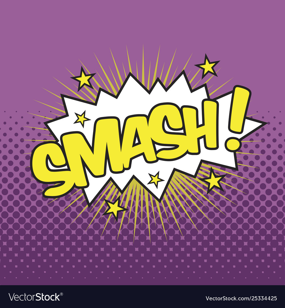 smash-wording-sound-effect-royalty-free-vector-image