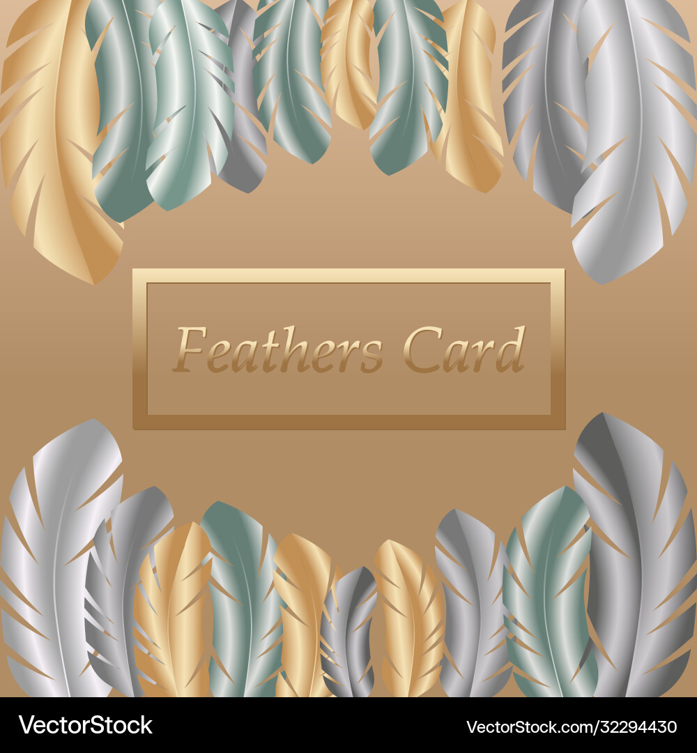 Feather background Royalty Free Vector Image - VectorStock