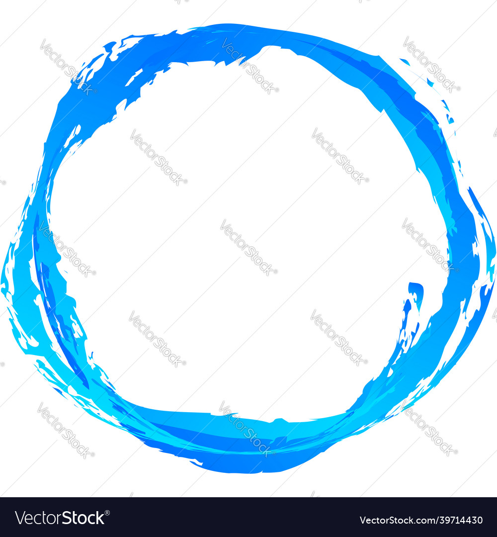 Grungy textured circle element shape circular