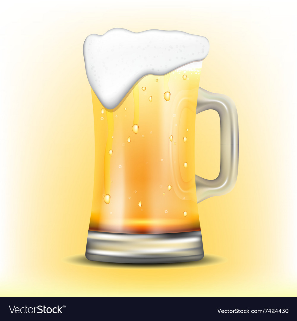 Isolated Mug Of Beer Royalty Free Vector Image