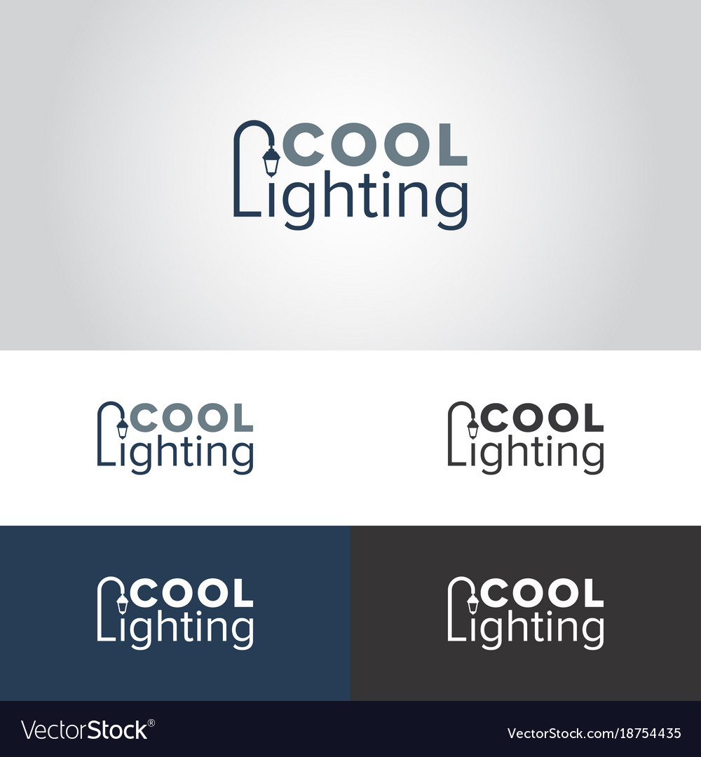 Cool lighting logo