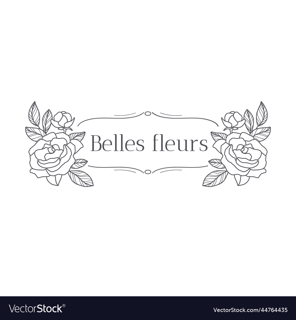 Flower logo template Royalty Free Vector Image