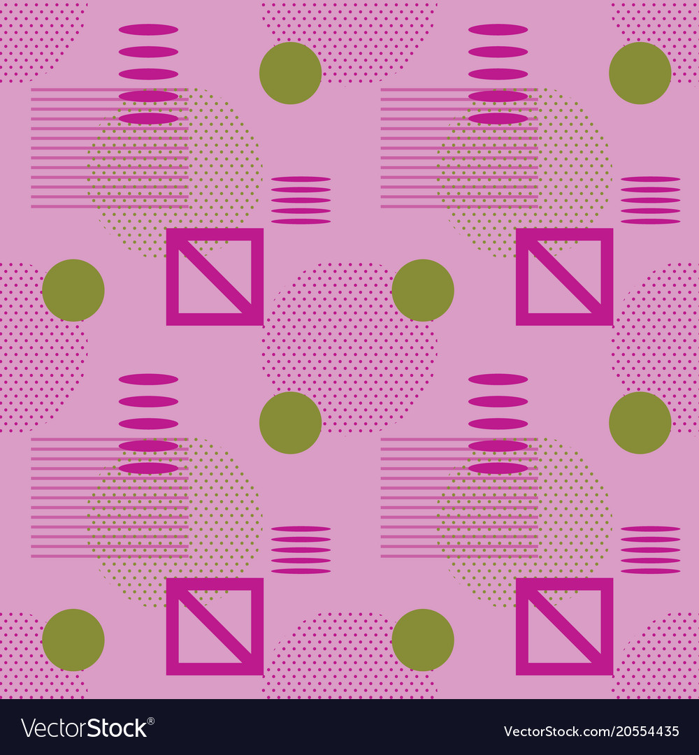 Geometric Abstract Dotted Seamless Pattern Vector Image Geometric Abstract Dotted Seamless Pattern Vector Image