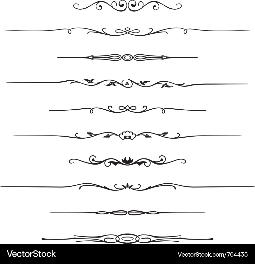 Page Ruls Page rules 7 Royalty Free Vector Image - VectorStock