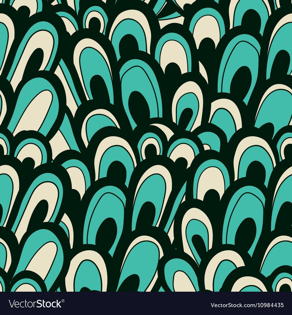 Seamless abstract hand-drawn pattern