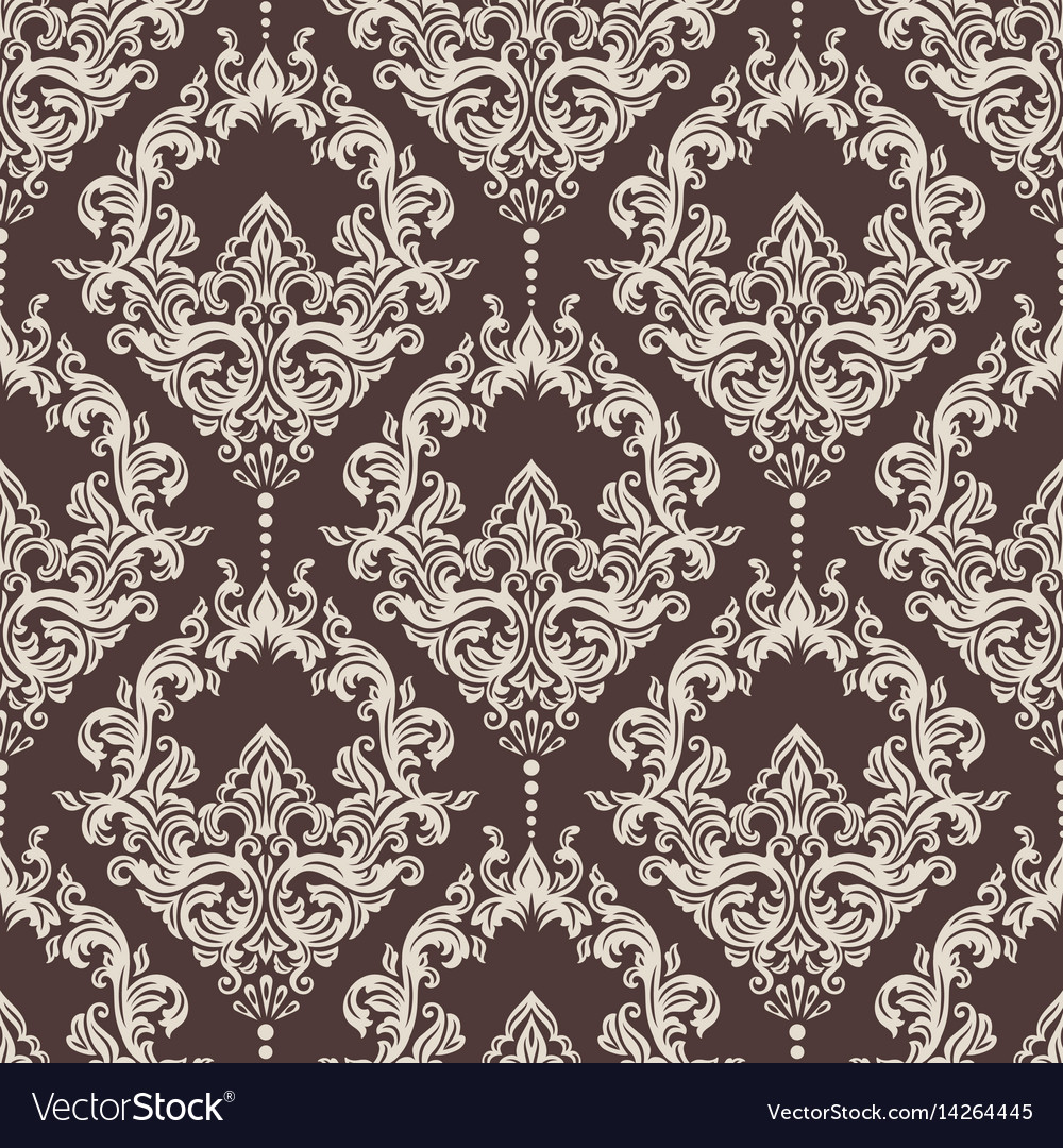 Damask seamless pattern background classical