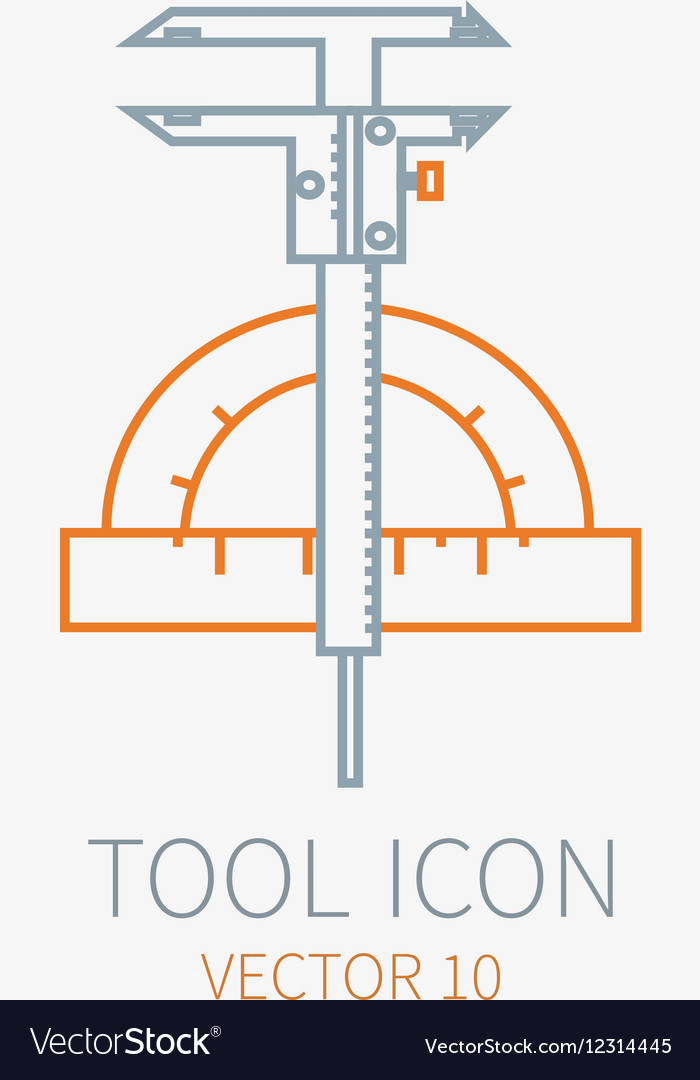 Line working color scale with caliper