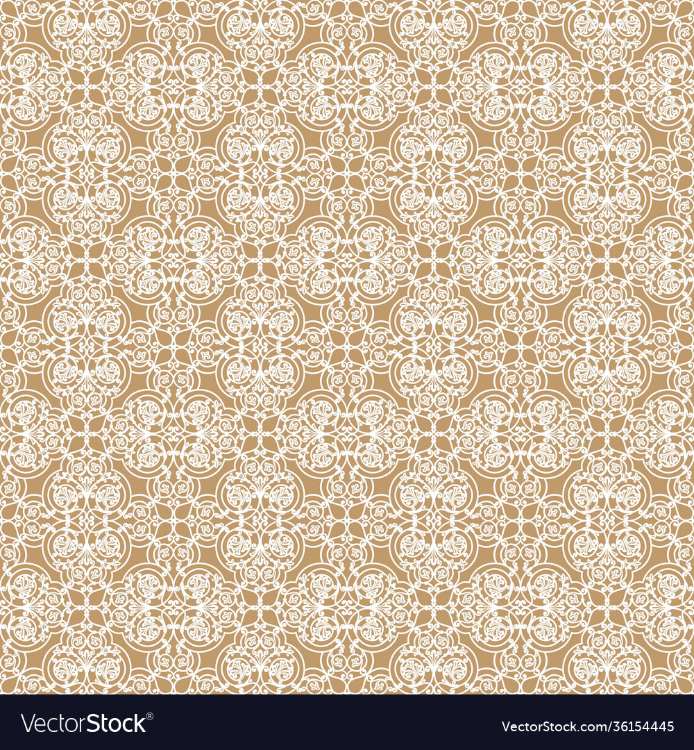 White openwork pattern Royalty Free Vector Image