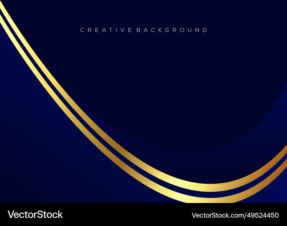 Dark blue with luxury line background design Vector Image