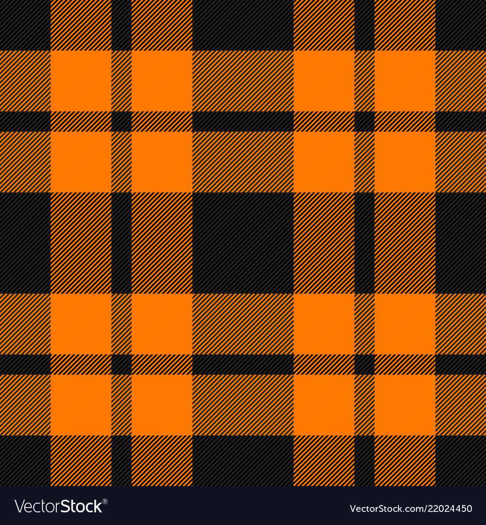 Halloween tartan plaid scottish cage background Vector Image