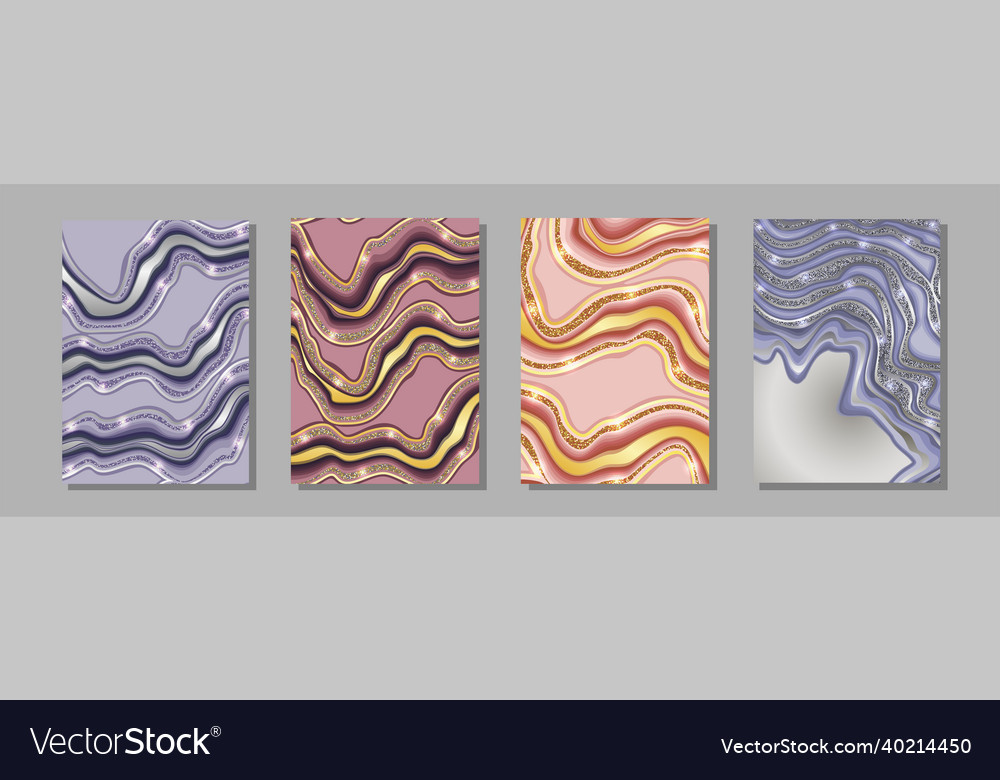 Marbling Vorlagen für Grußkarten