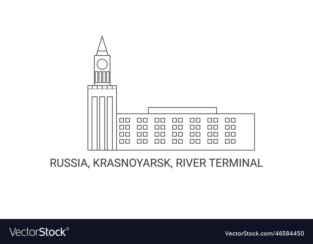 Russia krasnoyarsk river terminal travel