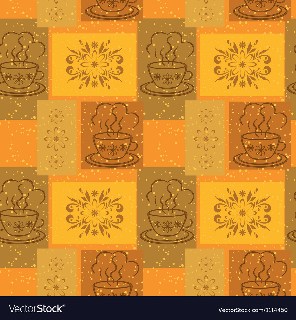 Seamless background ups and floral pattern