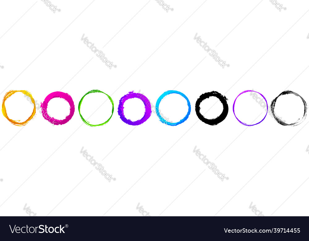 Grungy textured circle element shape circular