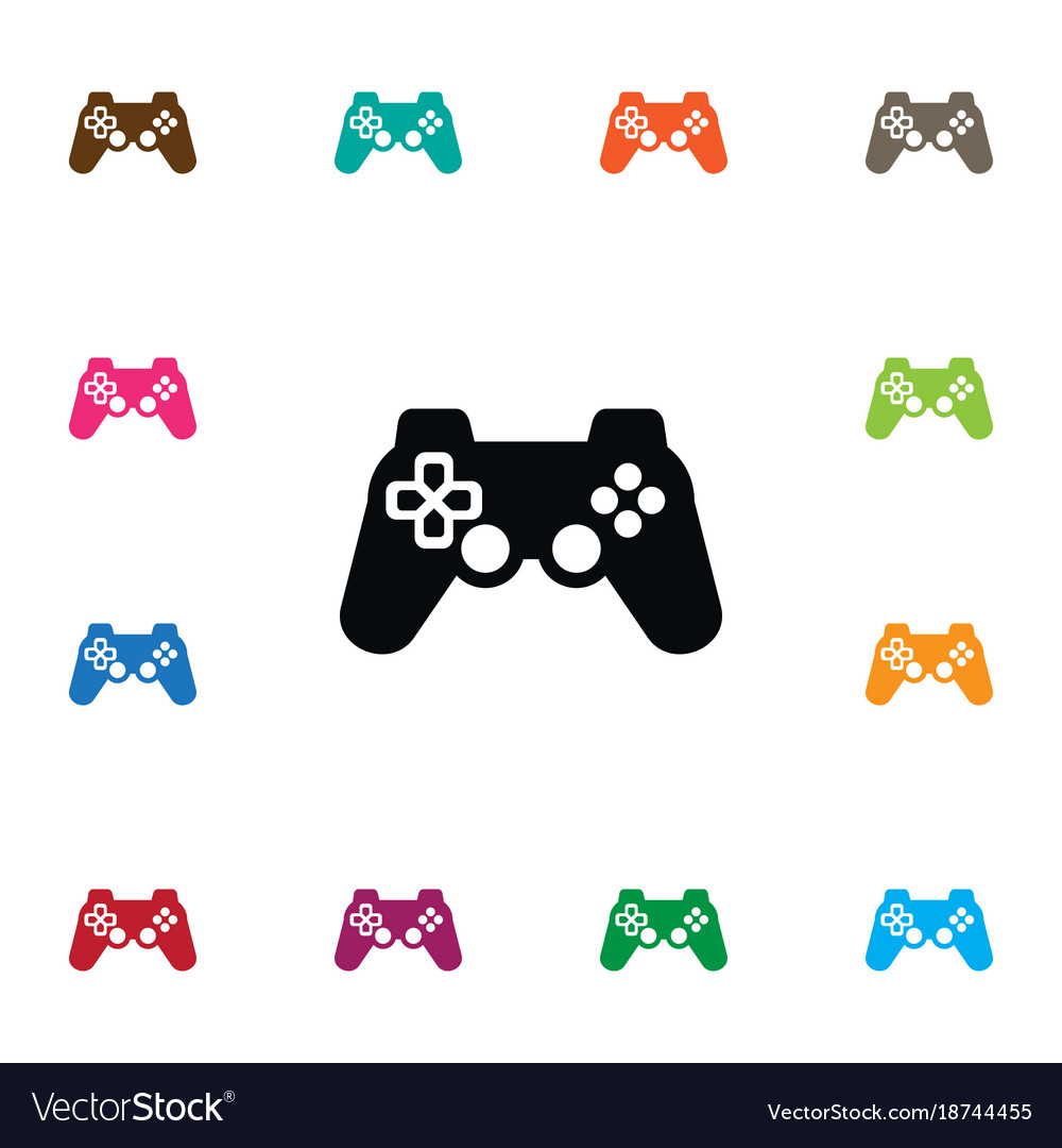 Isolated keypad icon gadget element can