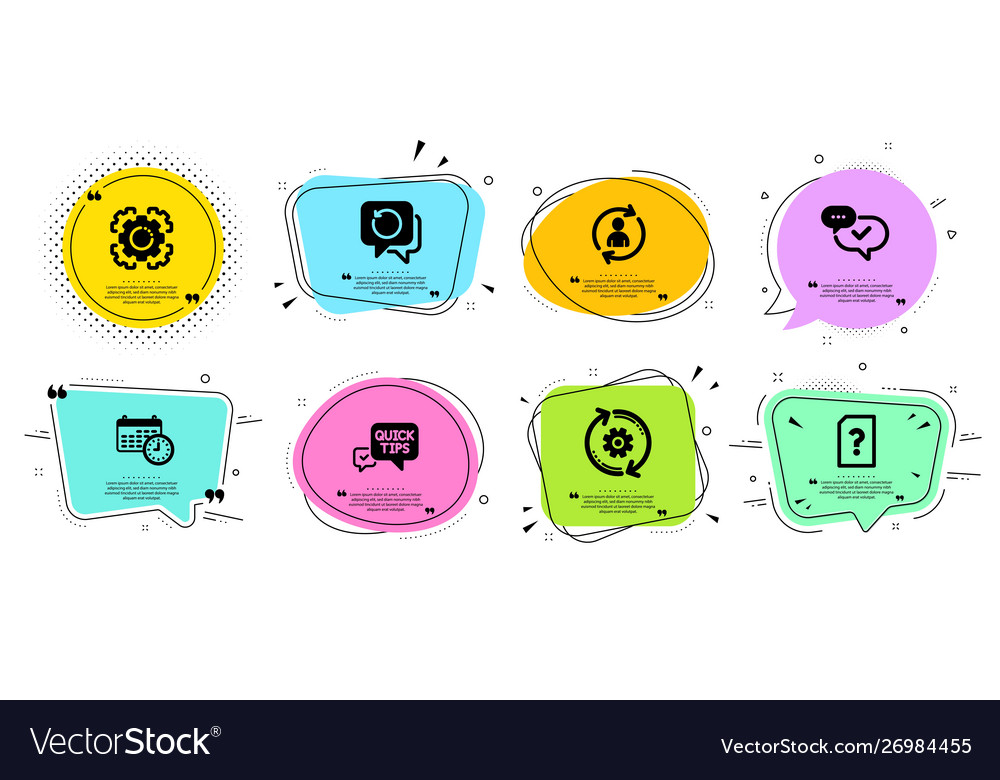 Recovery data seo gear and cogwheel icons set