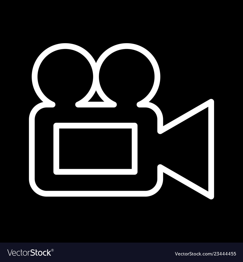 Video camera icon Royalty Free Vector Image - VectorStock