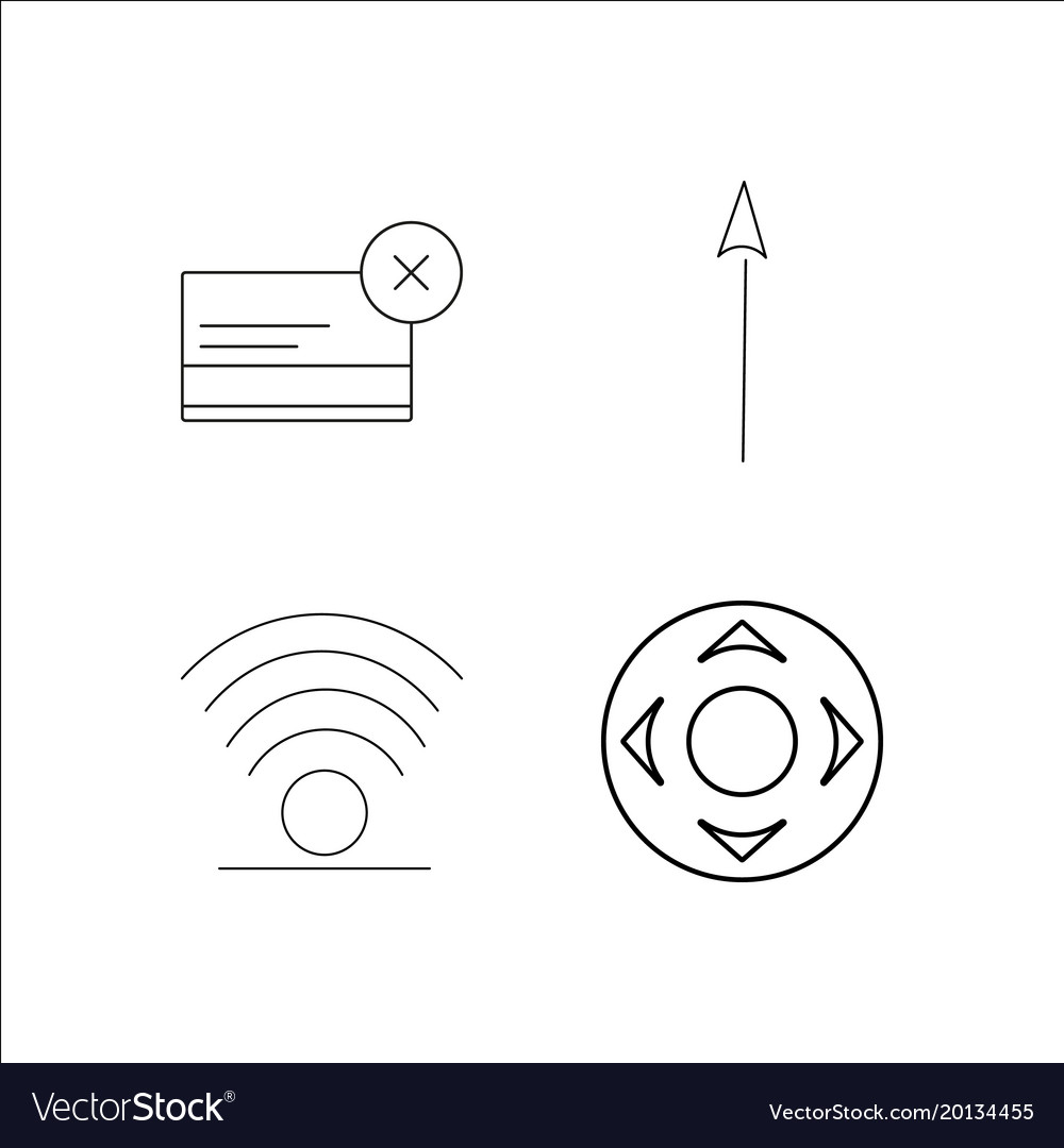 Web simple linear icon setsimple outline icons