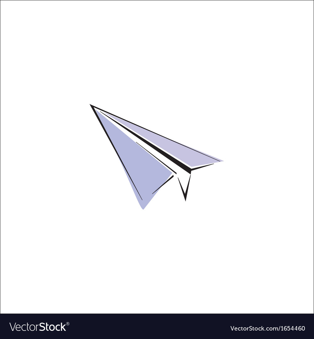 Airplane symbol Royalty Free Vector Image - VectorStock