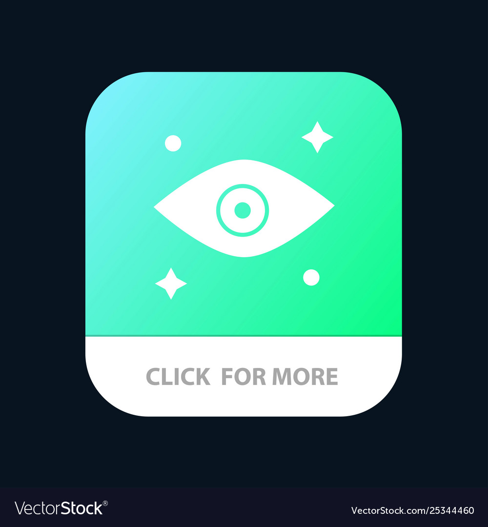 Eye eyes watching mobile app button android