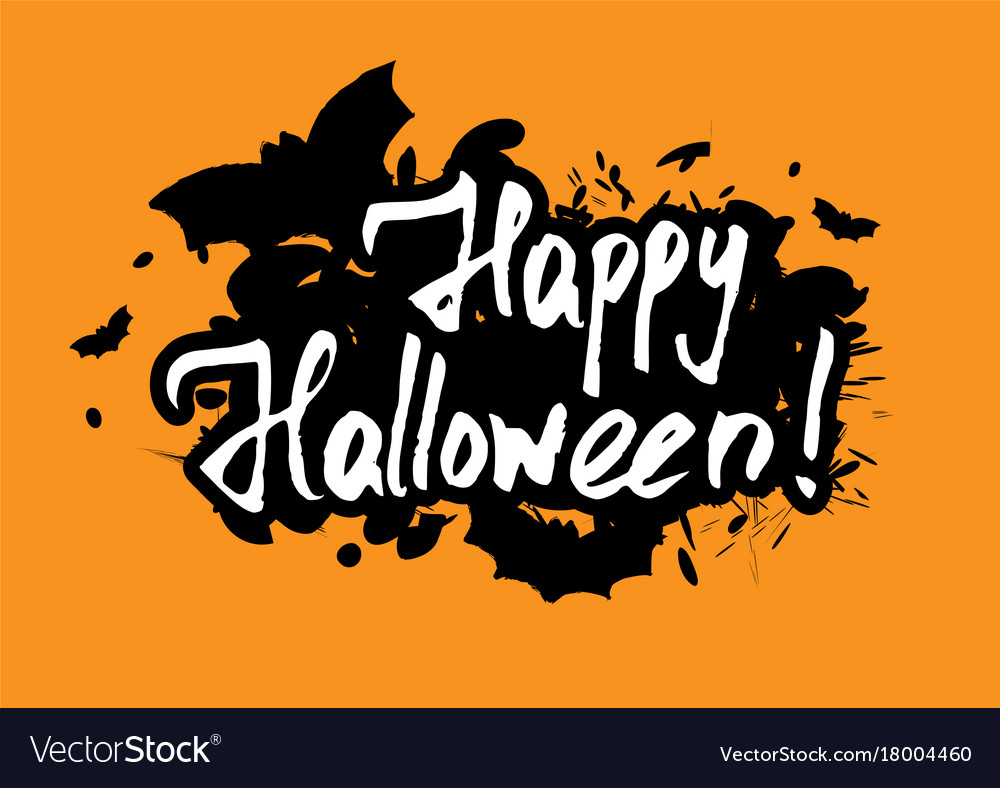 Happy halloween greeting card