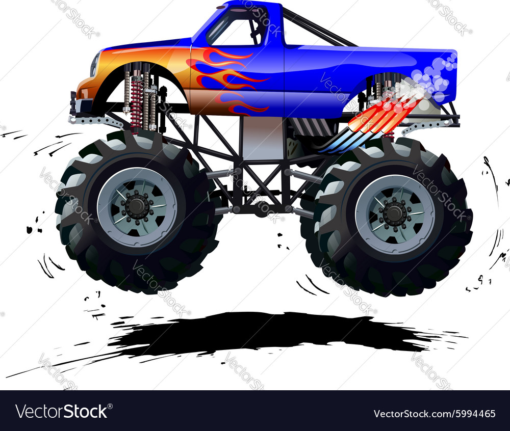 Cartoon Monster Truck | Sticker