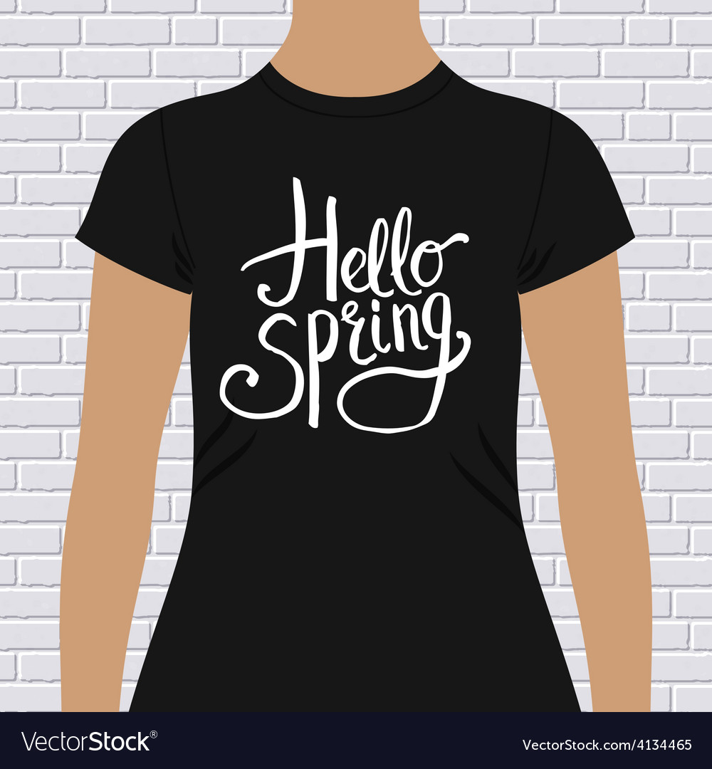 Hello Spring-Cute Spring graphic for Spring time' Unisex Baseball T-Shirt