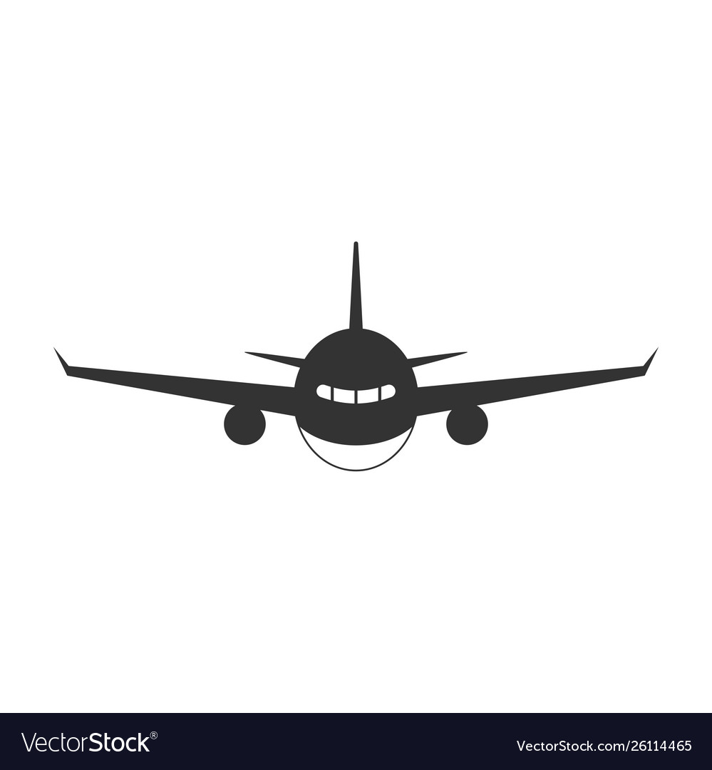 Plane icon graphic design template isolated