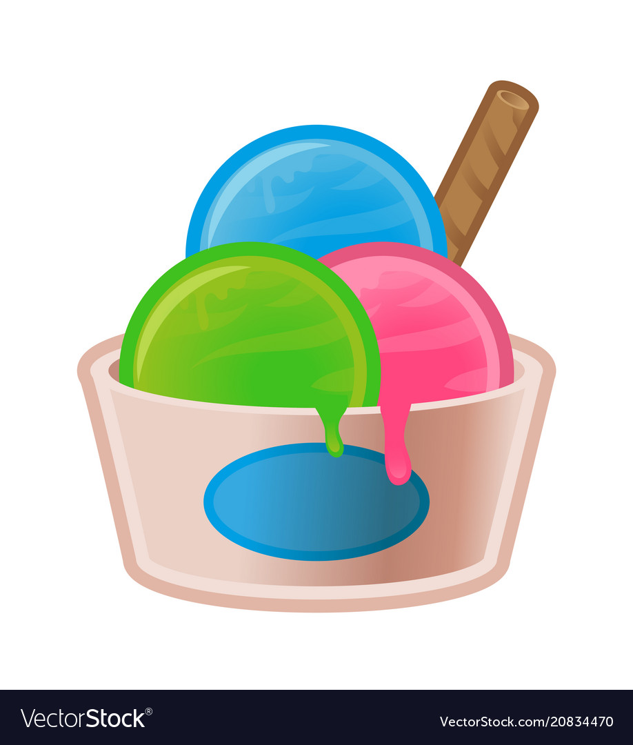 Ice cream icon Royalty Free Vector Image - VectorStock