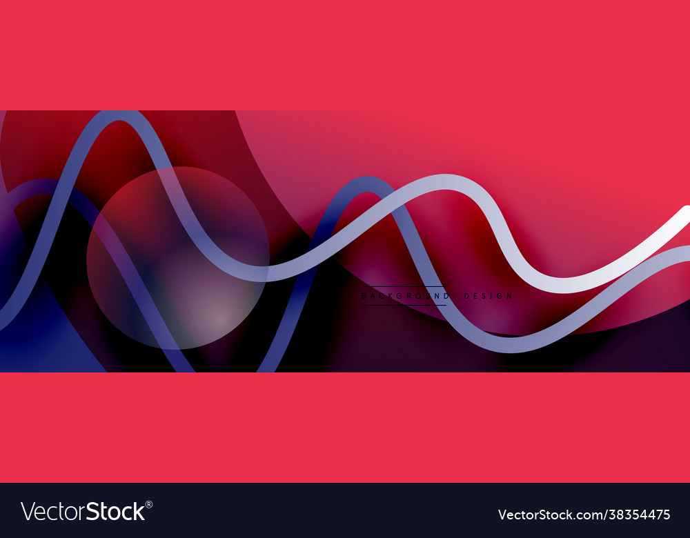 Abstract gradient background with wave line vector image Abstract gradient background with wave line