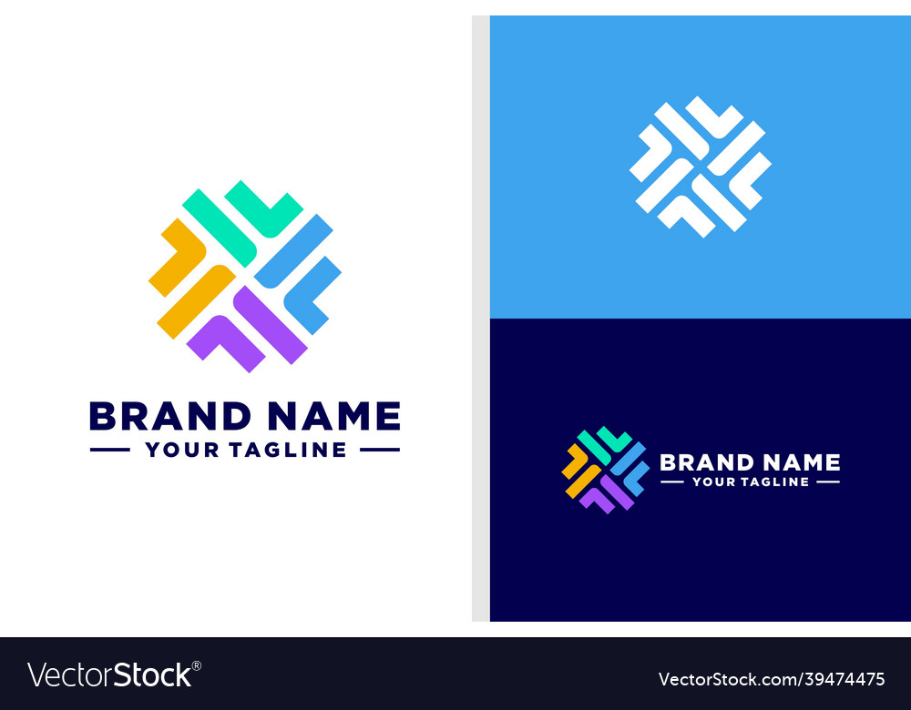 Letter f logo finance modern editable Royalty Free Vector