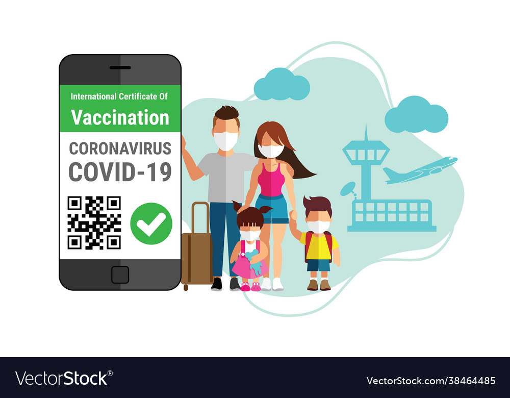 Coronavirus vaccination certificate e-passport