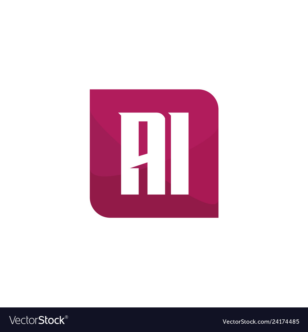 Initial letter logo ai template design