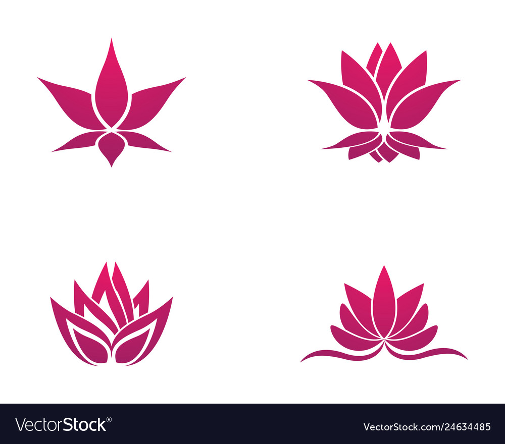 Lotus symbol Royalty Free Vector Image - VectorStock