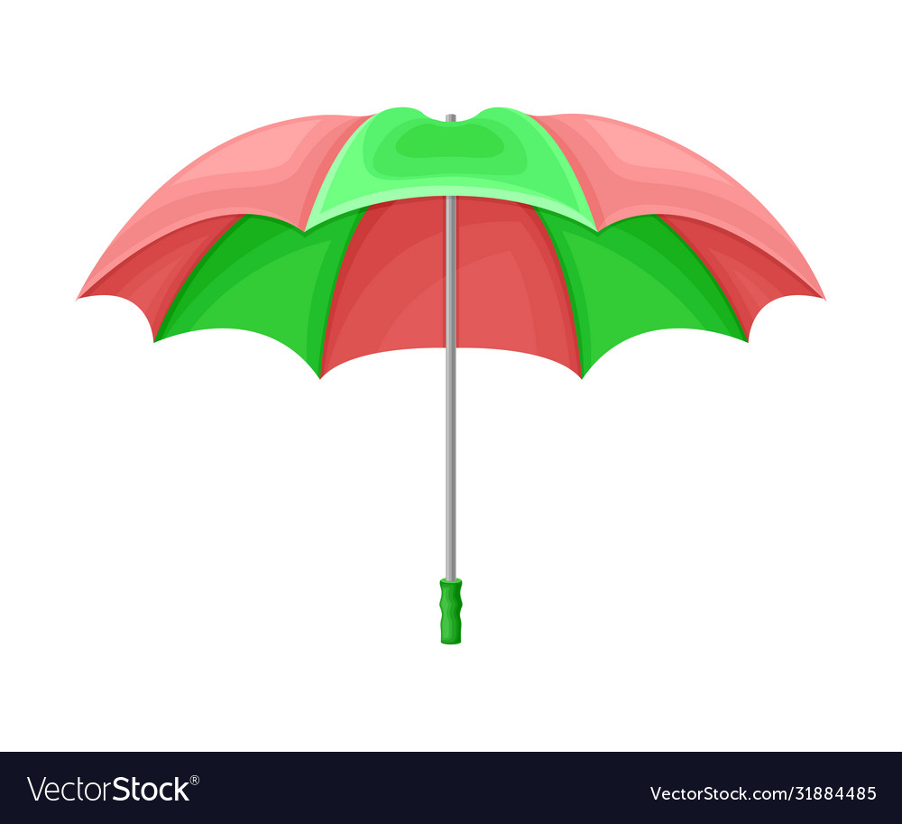 Open umbrella as waterproof protective accessory