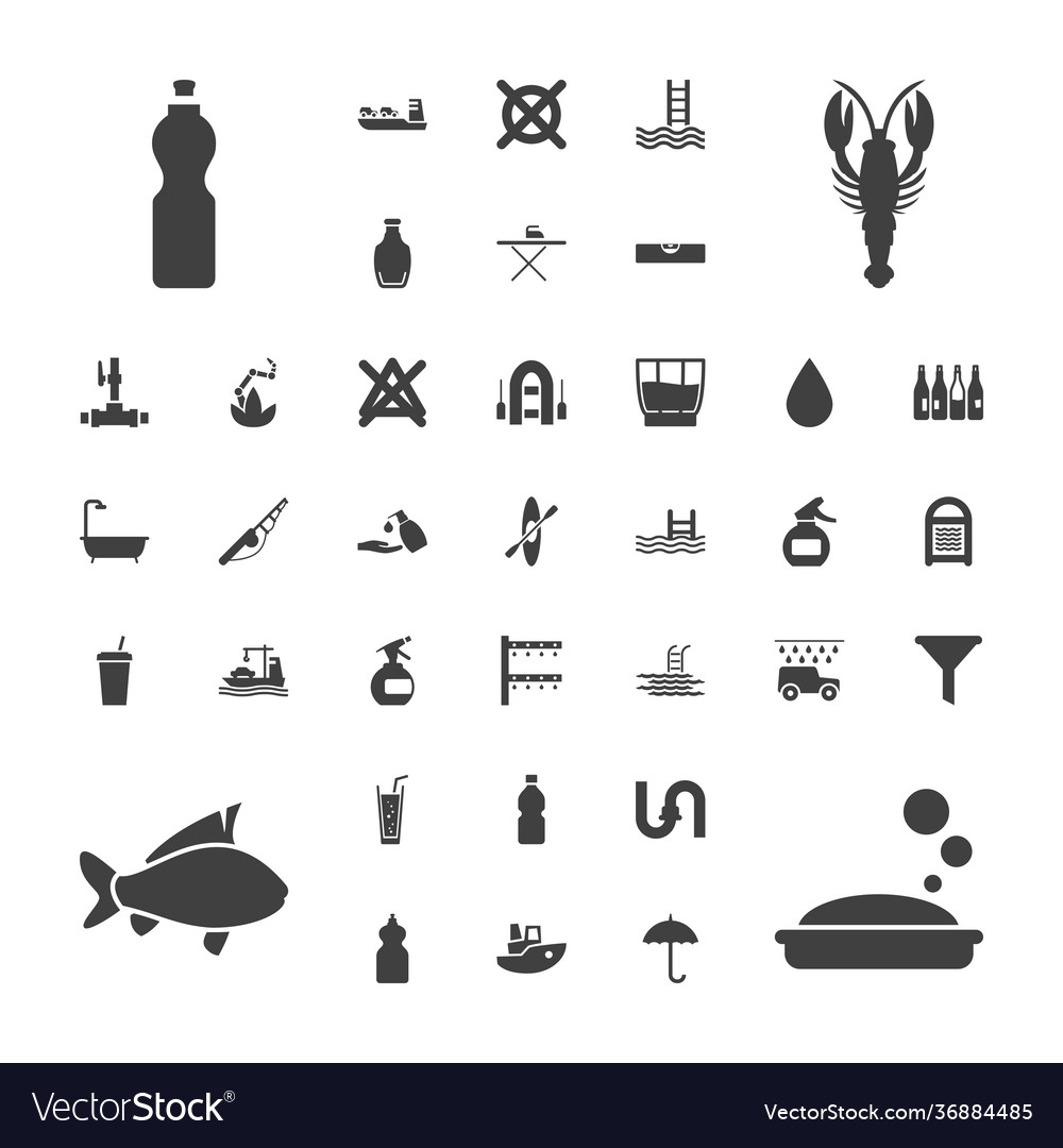 Water icons