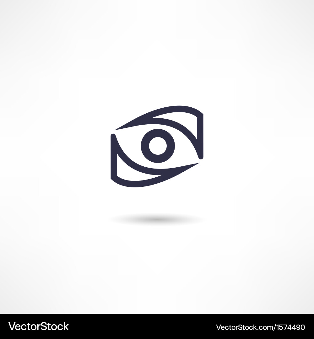 Eye icon Royalty Free Vector Image - VectorStock