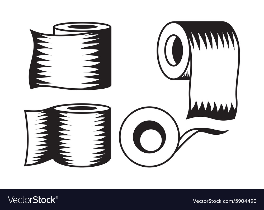 Download Toilet paper icon8 resize Royalty Free Vector Image