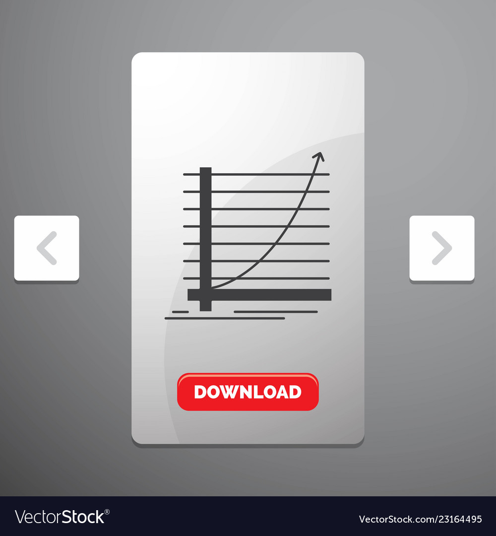 Arrow chart curve experience goal glyph icon