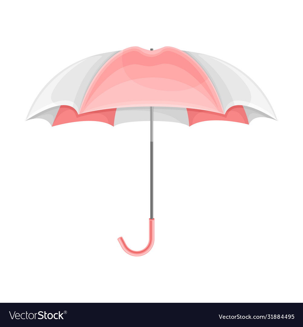 Open umbrella as waterproof protective accessory