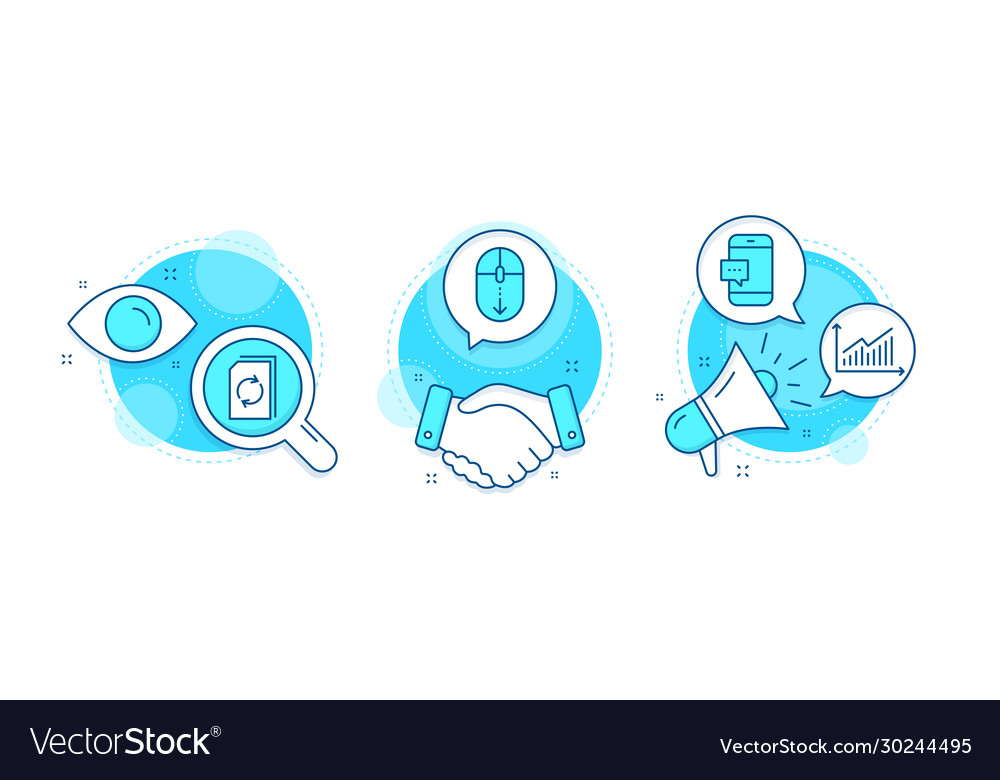 Update document scroll down and smartphone vector image Update document scroll down and smartphone