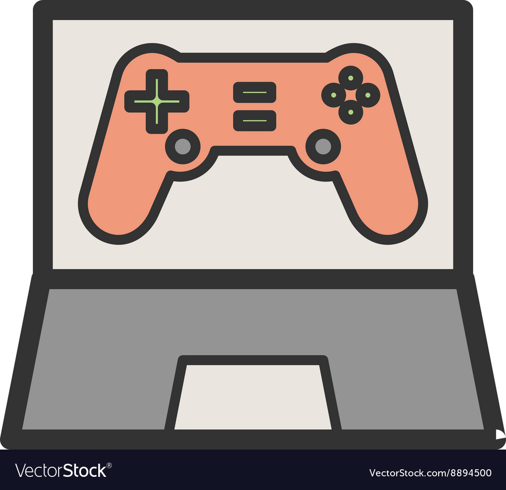 Online games joystick web Royalty Free Vector Image