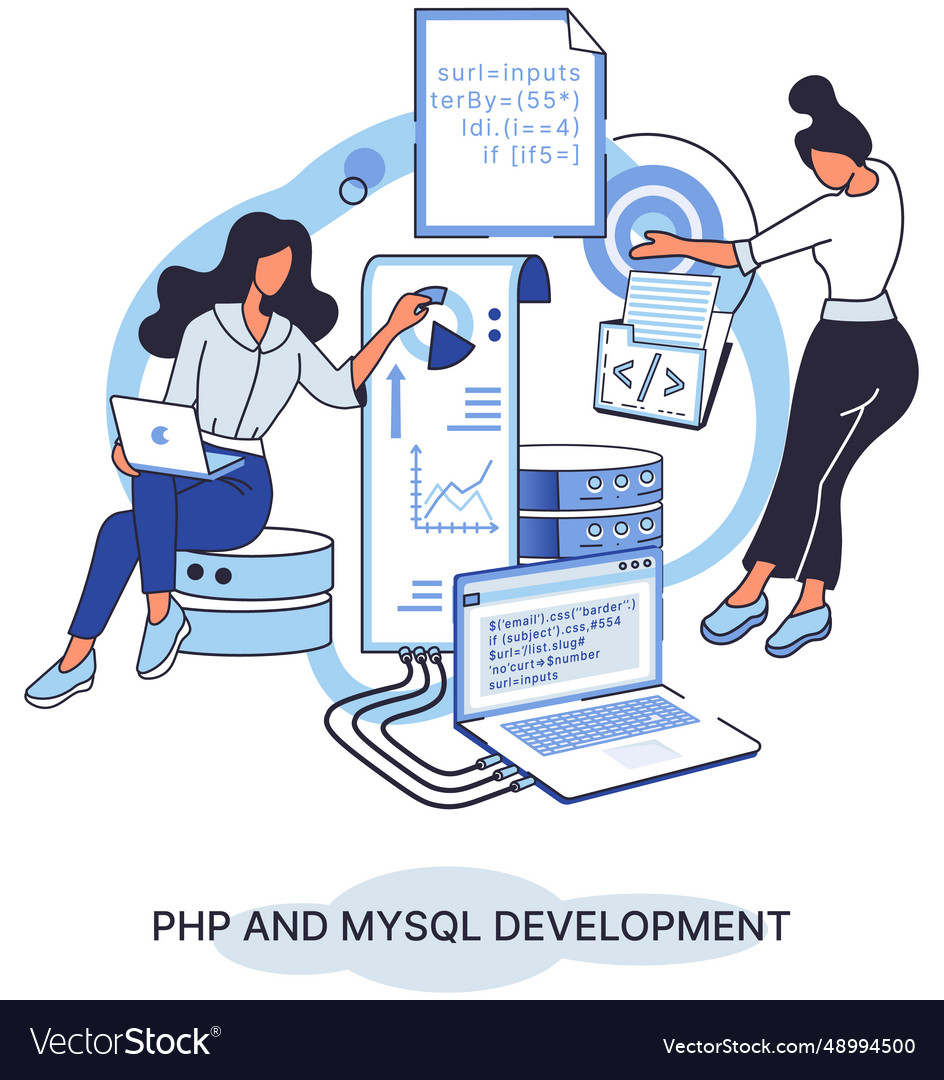 Php and mysql development software website