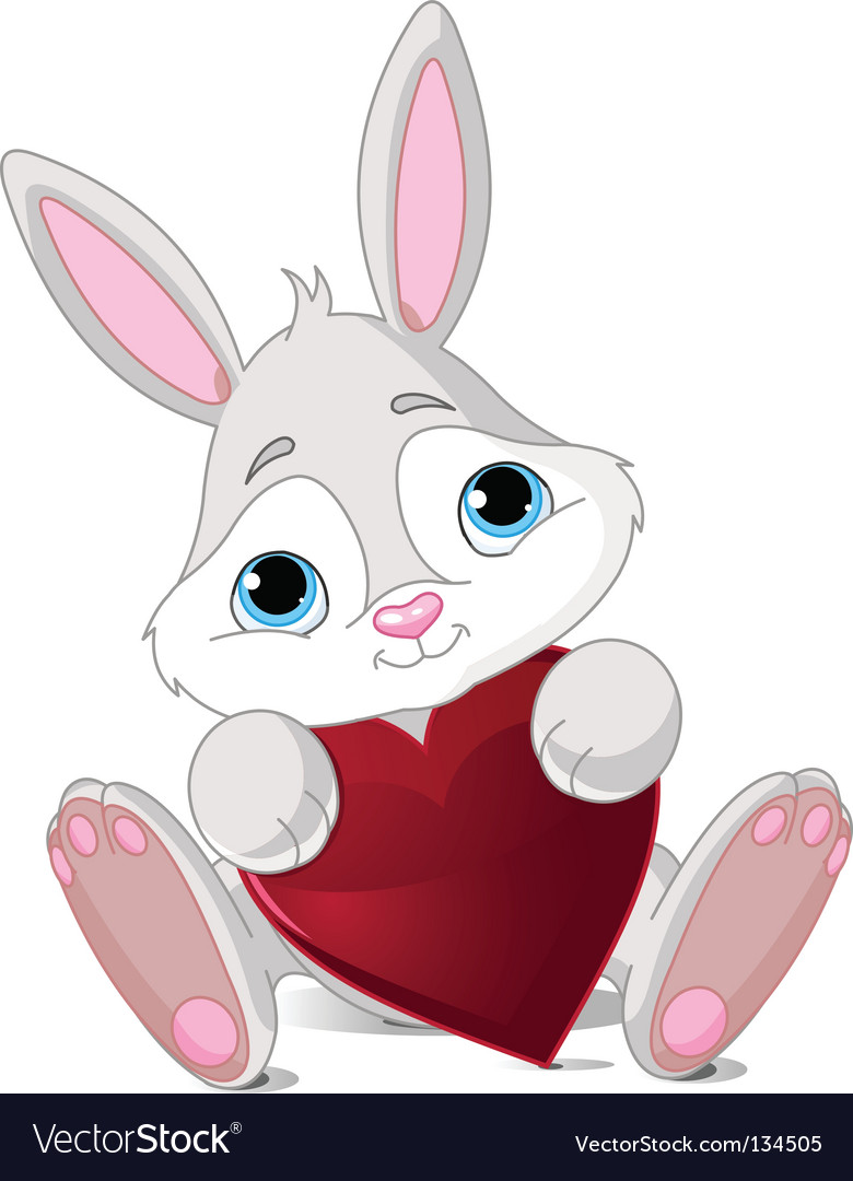 Cartoon rabbit Royalty Free Vector Image - VectorStock