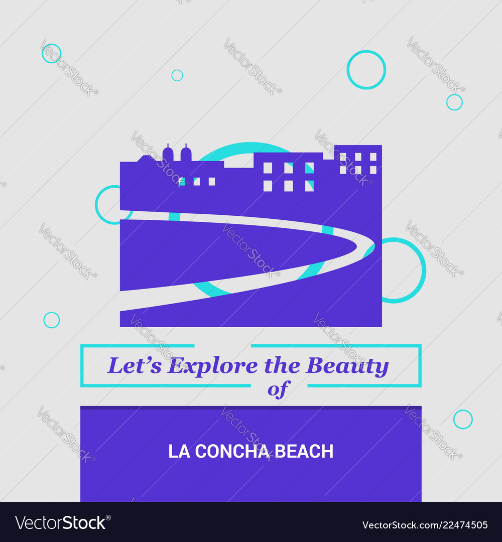 Lets explore the beauty of la concha beach spain