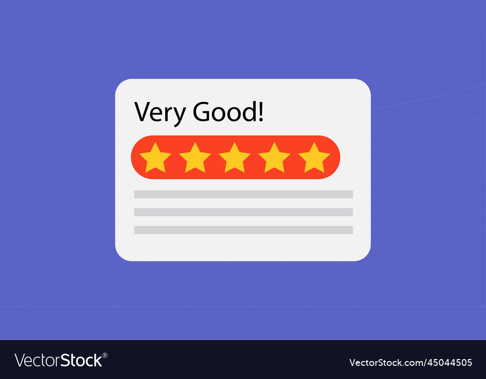 User reviews and feedback concept Royalty Free Vector Image