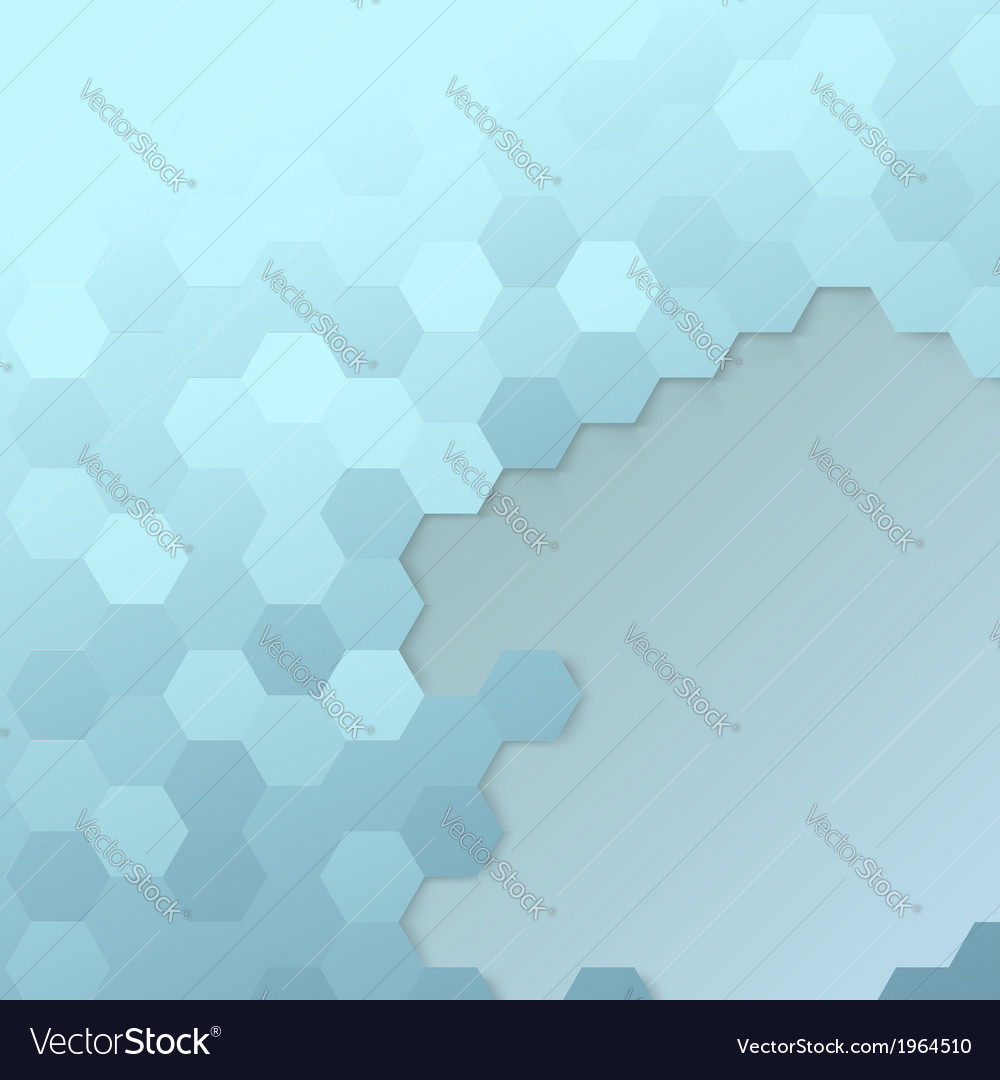 Hexagon cell template - modern background