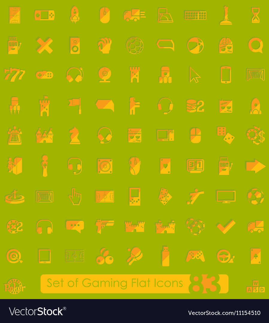 Set of game icons