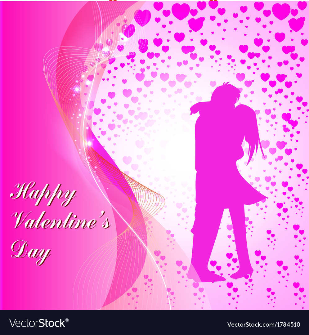 Valentines Day Paper Heart Card Royalty Free Vector Image 8323